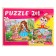 Maxi-Puzzles 2 in 1 "Princesses and bunnies No. 1", 24 and 35 elements