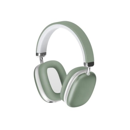 Wireless headphones SY-BT 1632, full-size, microphone, BT5.3, AUX, 400 mAh, green-1