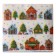 Paper napkins “Happy New Year”, houses, single -layer, 24x24 cm, set 20 pcs