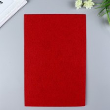 Hard felt 1 mm 20x30 cm red mix