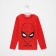 T-shirt with long sleeve Marvel "Spider Man", height 122-128 (34), red color