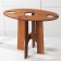 Table for wine and two glasses, 40 × 25 × 30 cm