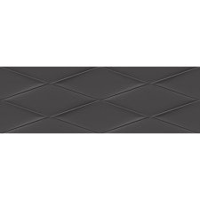 Vegas wall tiles Black relief 25x75 (in package 1.12 m2)