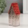Souvenir Ceramics "House with red tile" 3.2x4.2x10.4 cm