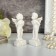 Souvenir Polystone "Angels Kiss on the Heart" set 2 pcs 6x4x3.5 cm