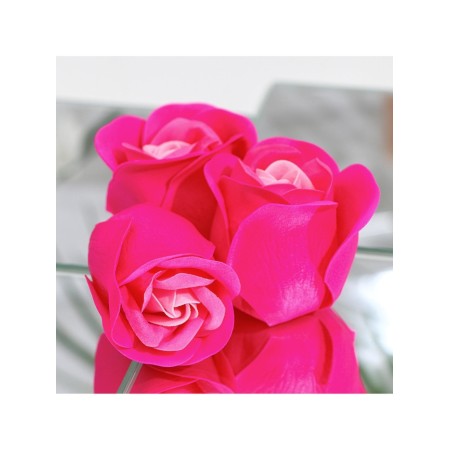 Soap roses, three -color, set of 6 pcs.-8