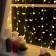 Garland "Curtain" 2 x 1.5 m with nozzles "Balls", IP20, transparent thread, 360 LED, glow warm white, 8 modes, 220 V