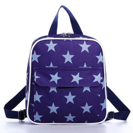 Baby backpack on lightning, external pocket, purple color-2