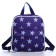 Baby backpack on lightning, external pocket, purple color