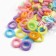 A set of hair rubber bands in a jar, 100 pieces, 1 cm, cats aristocrats