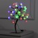 LED bush "Flowers with balls" 30 cm, 32 LED, blinking, 220 V, glow of multi (RG/RB)