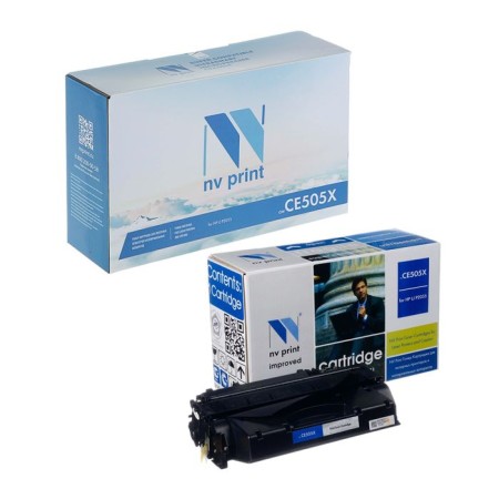 NV Print CE505X cartridge for HP Laserjet P2055/2055D/2055DN (6500K), black