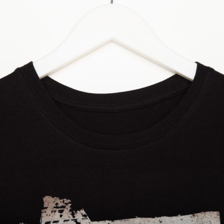 T -shirt "Work brothers", with symbols Z, size 56, black color-2