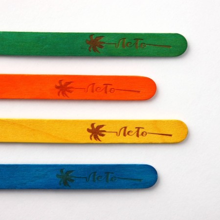 Ice cream sticks “Summer”, set 50 pcs, 11.4 x 1 cm-5