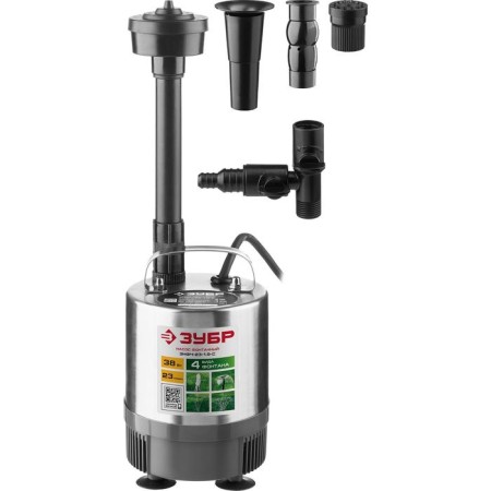 Fountain pump, bison Znfch-23-1.9-C, stainless steel, for pure water, pressure 1.9 m, nozzles: bell,-1