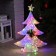 LED figure "Christmas tree" 51 × 70 × 15 cm, metal, textile, 220 V, glow of multi