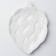 Ceramic dish for submission "Artichoki", white, 20 x 17 cm, white color