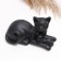 The figure "cats lie" black, 18x10x12cm