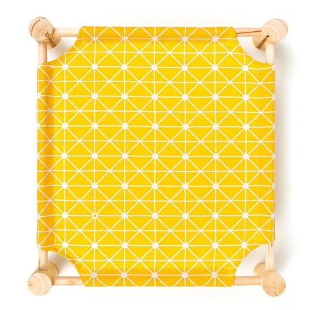 Gamak-bed for animals "Cozy", 47 x 42 x 10 cm, yellow-1