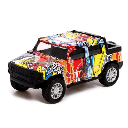 Metal jeep "Graffiti", inertia mix-13