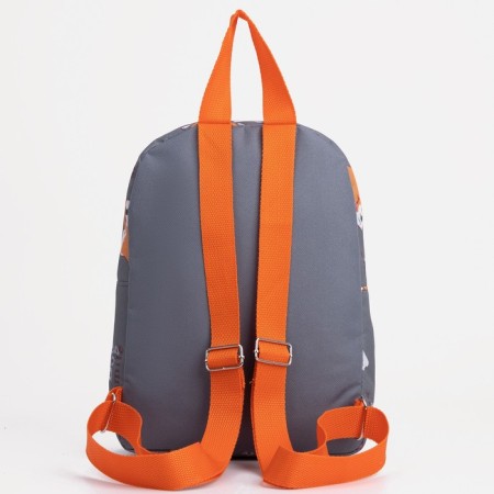 Baby backpack on lightning, gray color-1