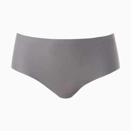 Panties female slips are seamless, dark gray color, size 46 (m)-6
