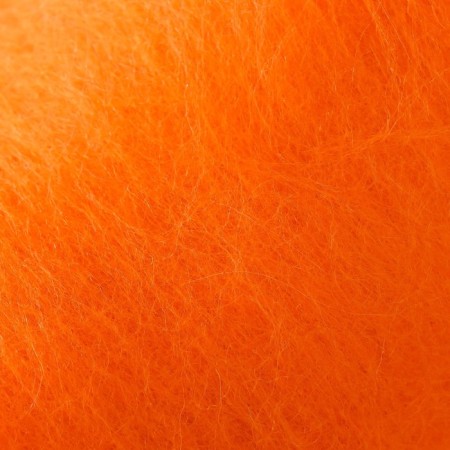 Fasting wool "cardoches" 100% half -toned wool 100g (035 orange)-2