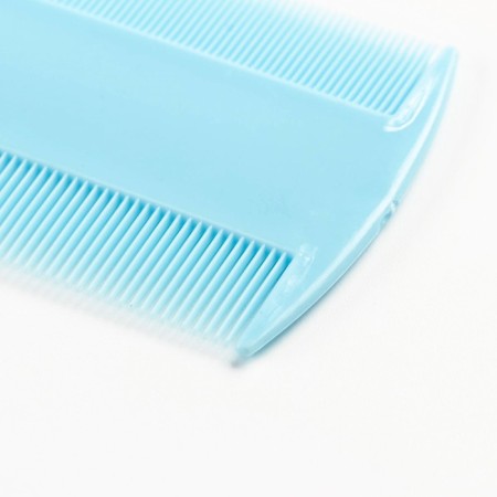 Combing for combing fleas, 8.8 x 5.2 cm, light blue-2