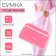 Lightning bag, external pocket, textura, pink color