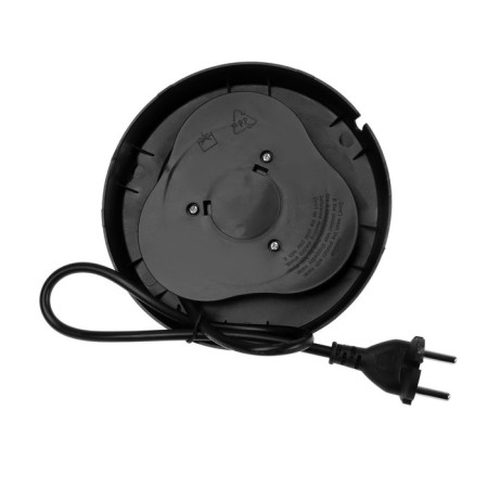 Electric kettle Luazon LSK-1803, metal, 1.8 l, 1800 watts, silver-black-8