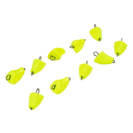 Cargo bullet-excentric painted pissy Yaman 10 pcs., 6 g, yellow-3