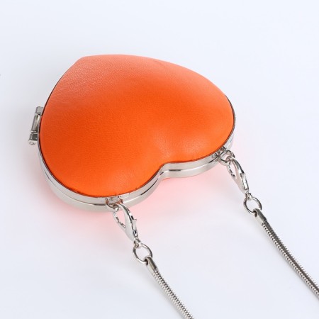 Female bag on a magnet, orange color-7