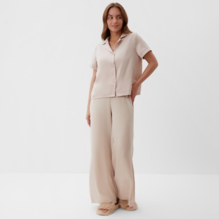 Female pajamas (shirt and trousers) Kaftan p. 44-46, powder