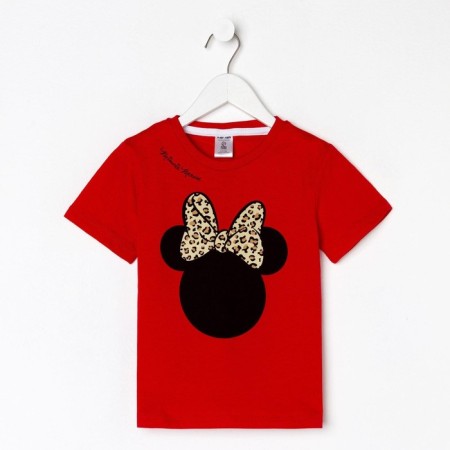 T-shirt Children's Minnie Mouse, height 86-92, red-8