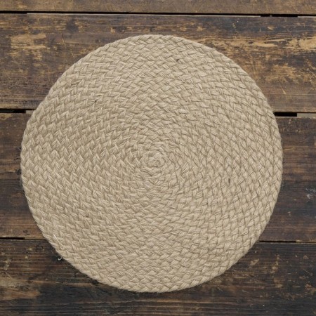 PLAISMAT "RAFA", diameter D34 cm, natural color-2