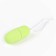 Vibroyaitzo jaga jaga, with a remote control, silicone, 7/3 cm, salad