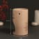 Aroma lace ceramics "I release this" beige 7.2x7.2x11.6 cm