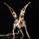 Souvenir "Horse - Pegasus", 8 × 6 × 7 cm, with crystals