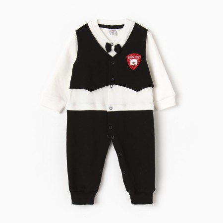 Combineson for children, black color, height 62 cm