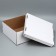 Cake box, confectionery packaging "White", 29 x 29 x 15 cm