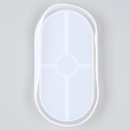 Silicone universal form “oval”, product size 9.2 × 17.6 × 1.4 cm-2