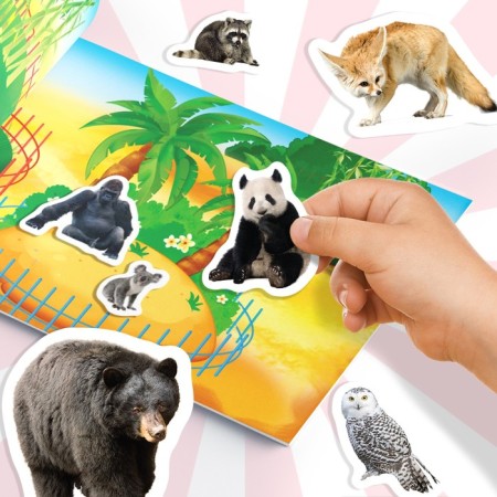 250 stickers "Zoo", 8 p.-4