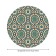 The tablecloth “Classic ornament”, round, oxford, elastic band, size 120x120 cm, diameter 75-100 cm