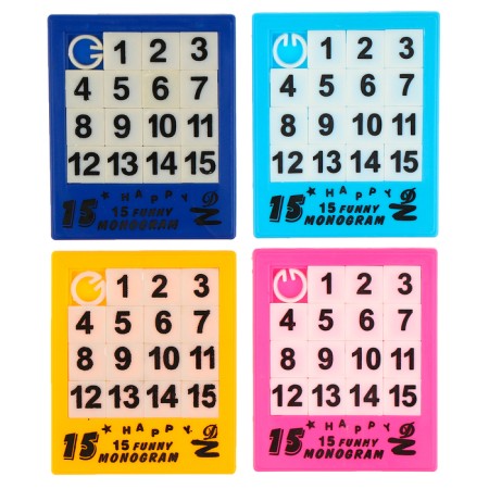 Puzzle-sticked "Collect the numbers", color mix-2