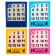Puzzle-sticked "Collect the numbers", color mix