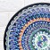 Largan Rishtan ceramics "Patterns", 32 cm, blue