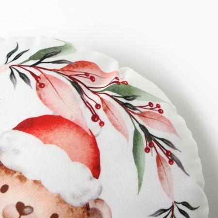 New Year. Decorative Ethel Pillow "Mishutka" 32*32 cm-1