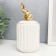Coramics Coramics "Golden Elephant" White, Hofre 16x7x7 cm