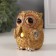 Souvenir Polystone "Owls - Secret, Rhugal Strap" 7.5x6.5x8.5 cm