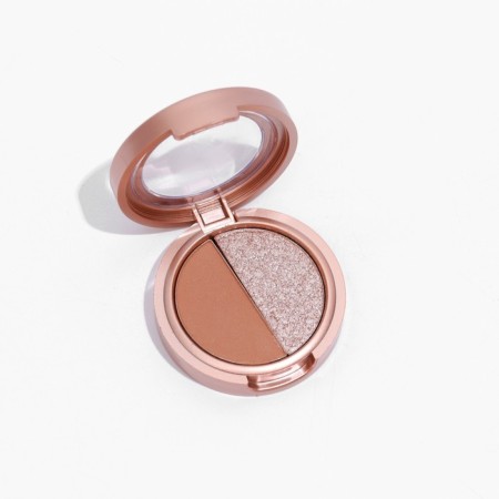 Professional palette of eye shadow, 2 colors-2